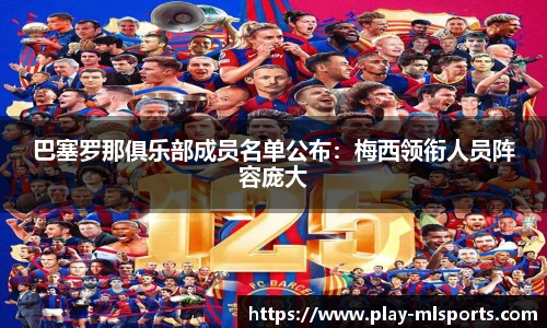 巴塞罗那俱乐部成员名单公布：梅西领衔人员阵容庞大